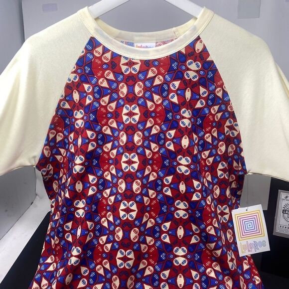 LU LA ROE Small, “RANDY” 3/4 Sleeve Baseball Tee NEW - Picture 2 of 11